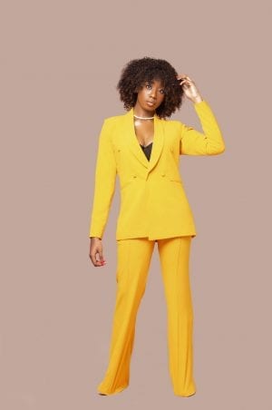 MENRVA - ROLLING LAPEL DOUBLE BREASTED SUIT