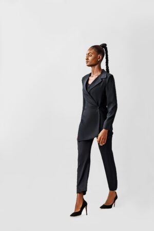 MAAHES CHAMFERED DOUBLE BREASTED SUIT